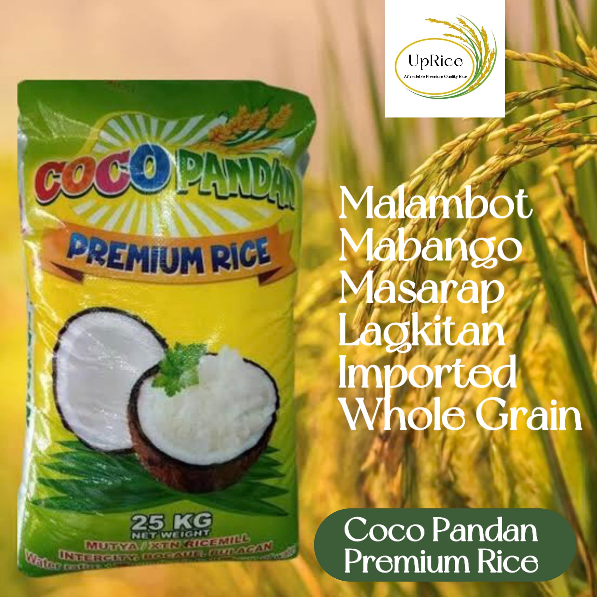 UpRice - Coco Pandan Premium Rice 🌾Affordable Premium... | Facebook