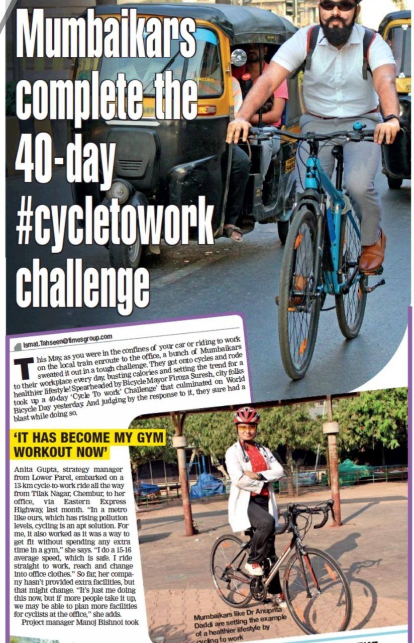 Cycle2Work - The winners of our 40-day #cycle2work...