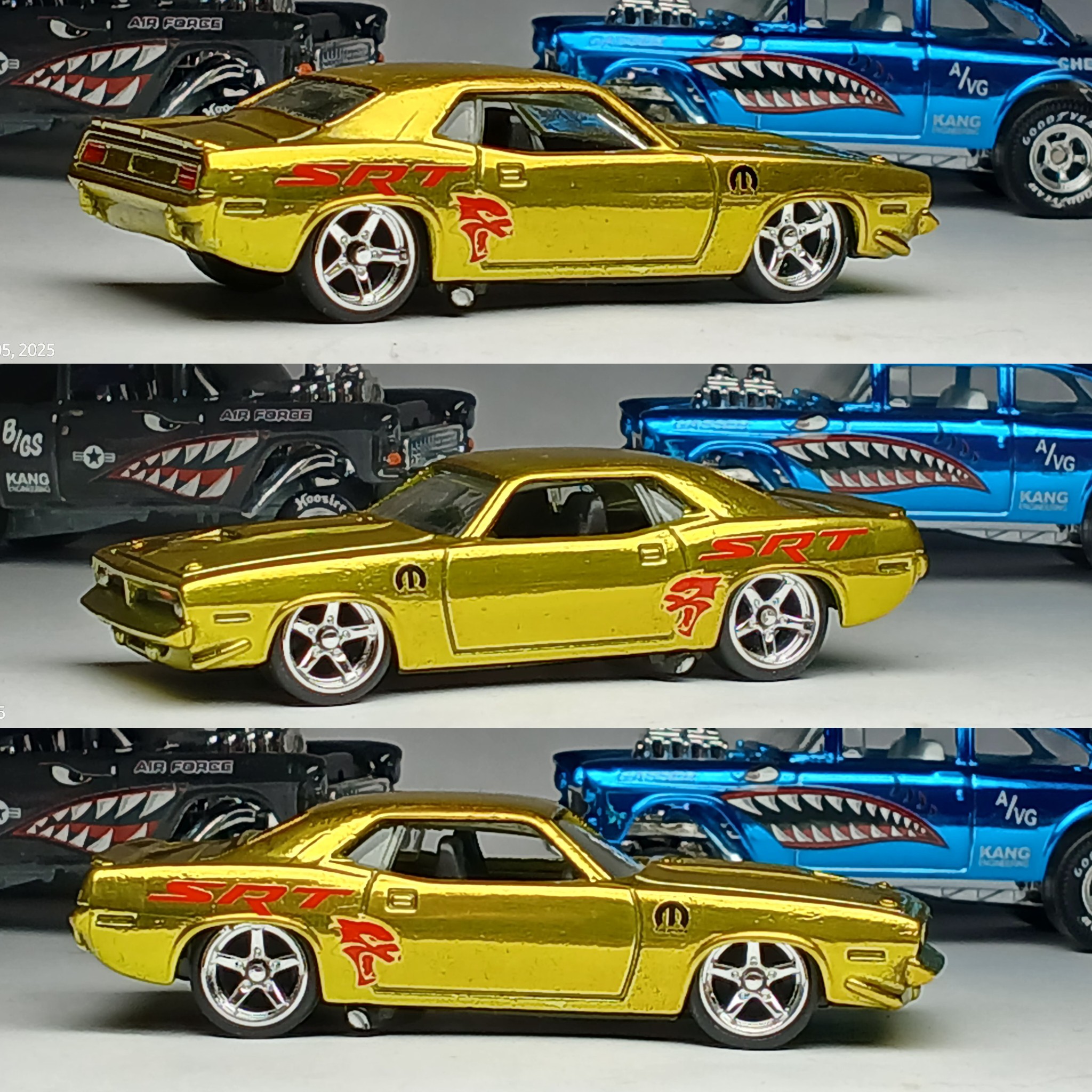 Hot Wheels 2011 New Models Blue Dodge Challenger Drift Car #6/50 - 1:64 Scale Die-Cast Collectible
