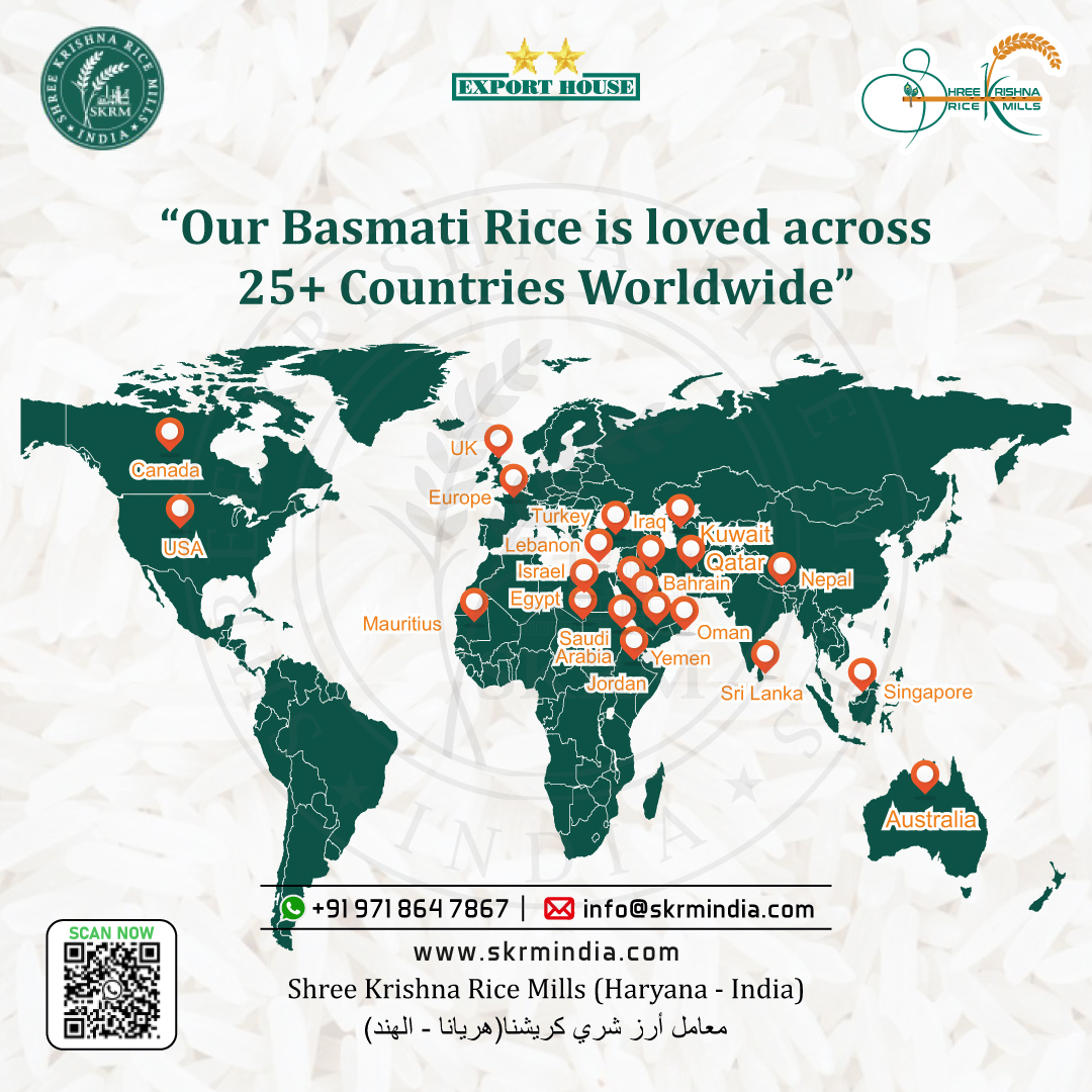 🌾 Our Basmati Rice – A Global... - Shree Krishna Rice Mills | Facebook