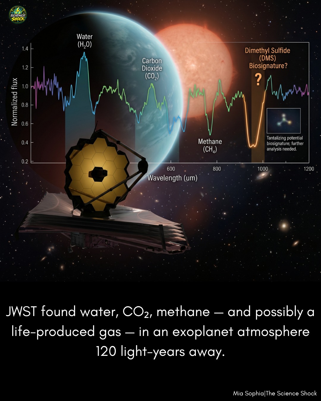 Exoplanet atmosphere contains water vapor and disodium sulfide