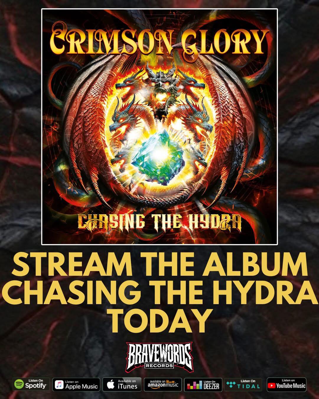 OUT TODAY! The new Crimson Glory album 