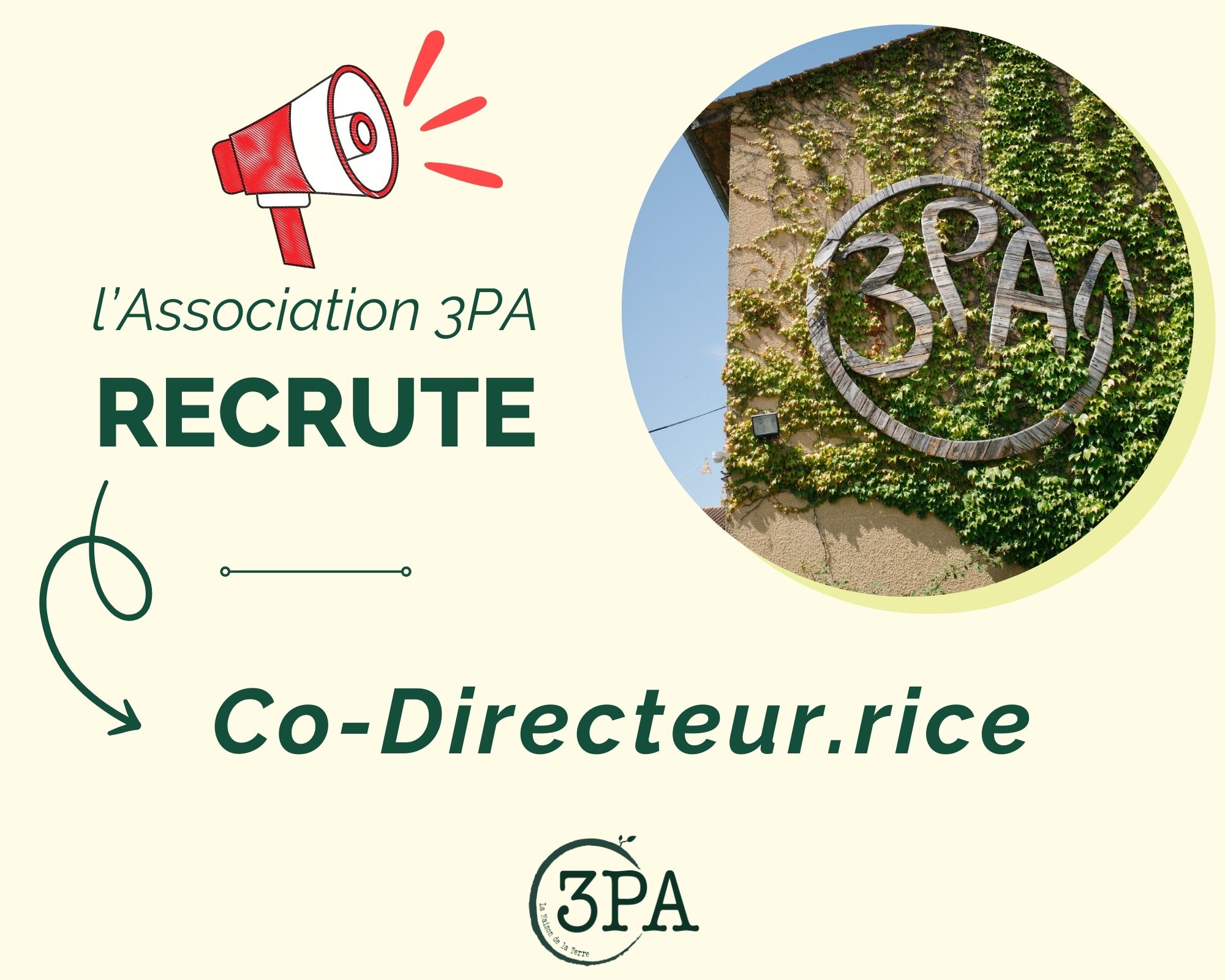 3PA - #3PA recrute sa ou son co-directeur.rice ! L'association ...
