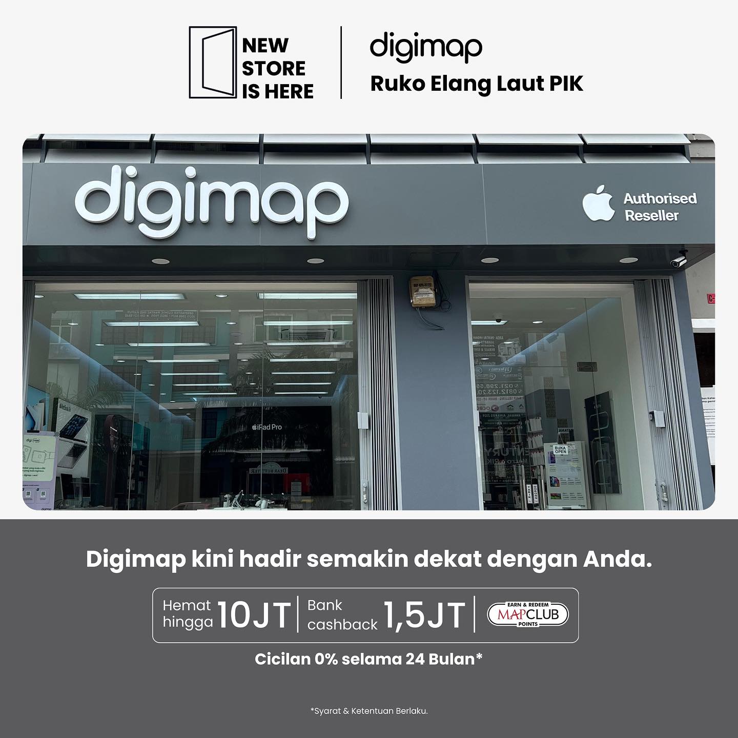Digimap - Digimap kini hadir di Ruko Elang Laut PIK. Jangan lewatkan ...