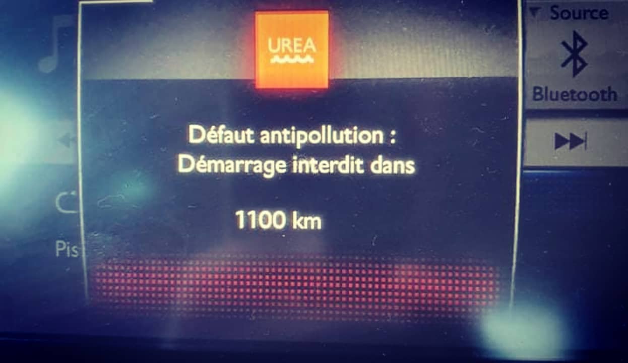 Défaut Antipollution Démarrage Interdit Dans 1100 Km Berlingo