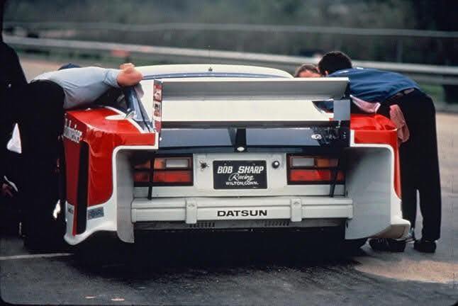 Still one of my favourites - the Bob Sharp Datsun ZX turbo hiding