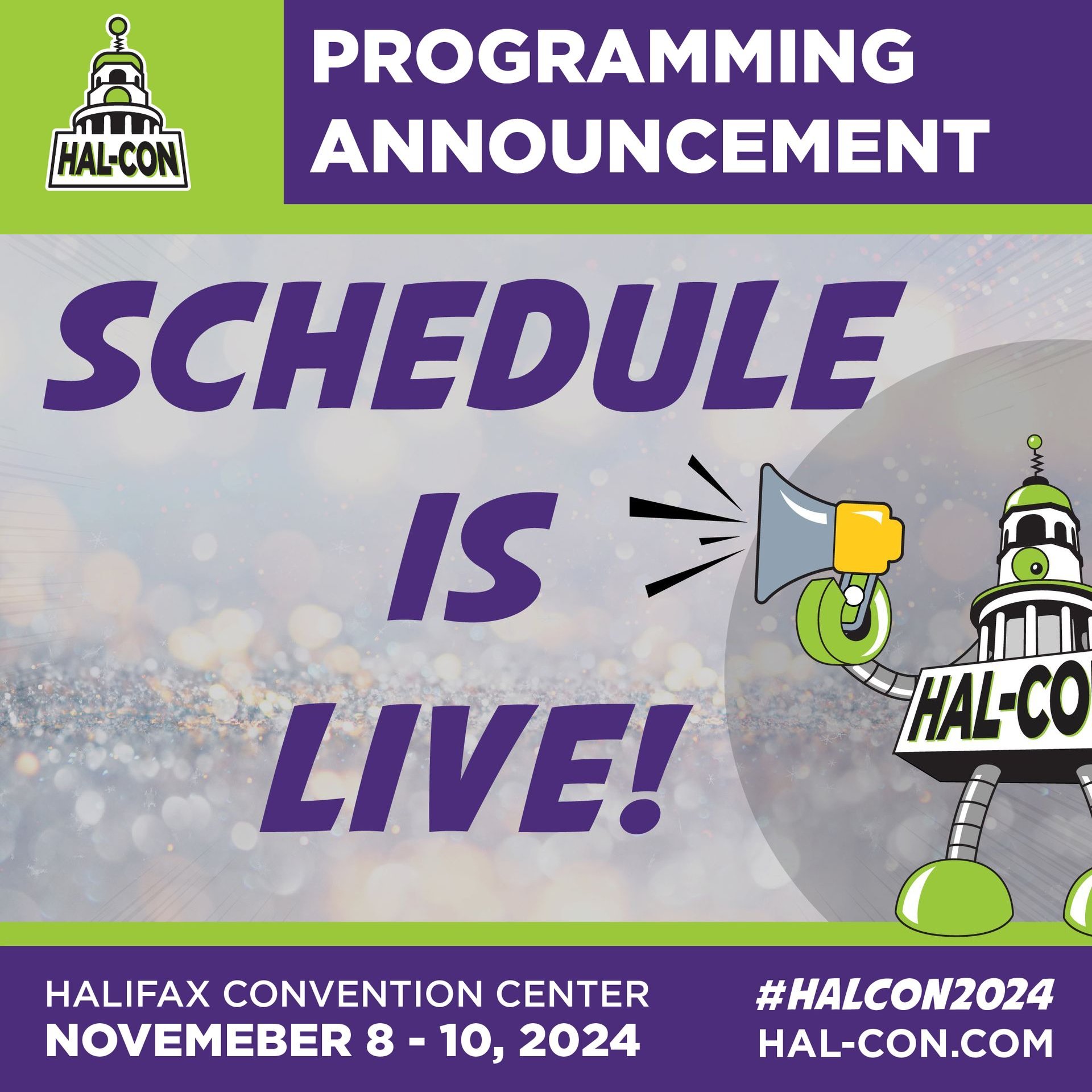 The official schedule... - Hal-Con Sci-Fi Fantasy Association