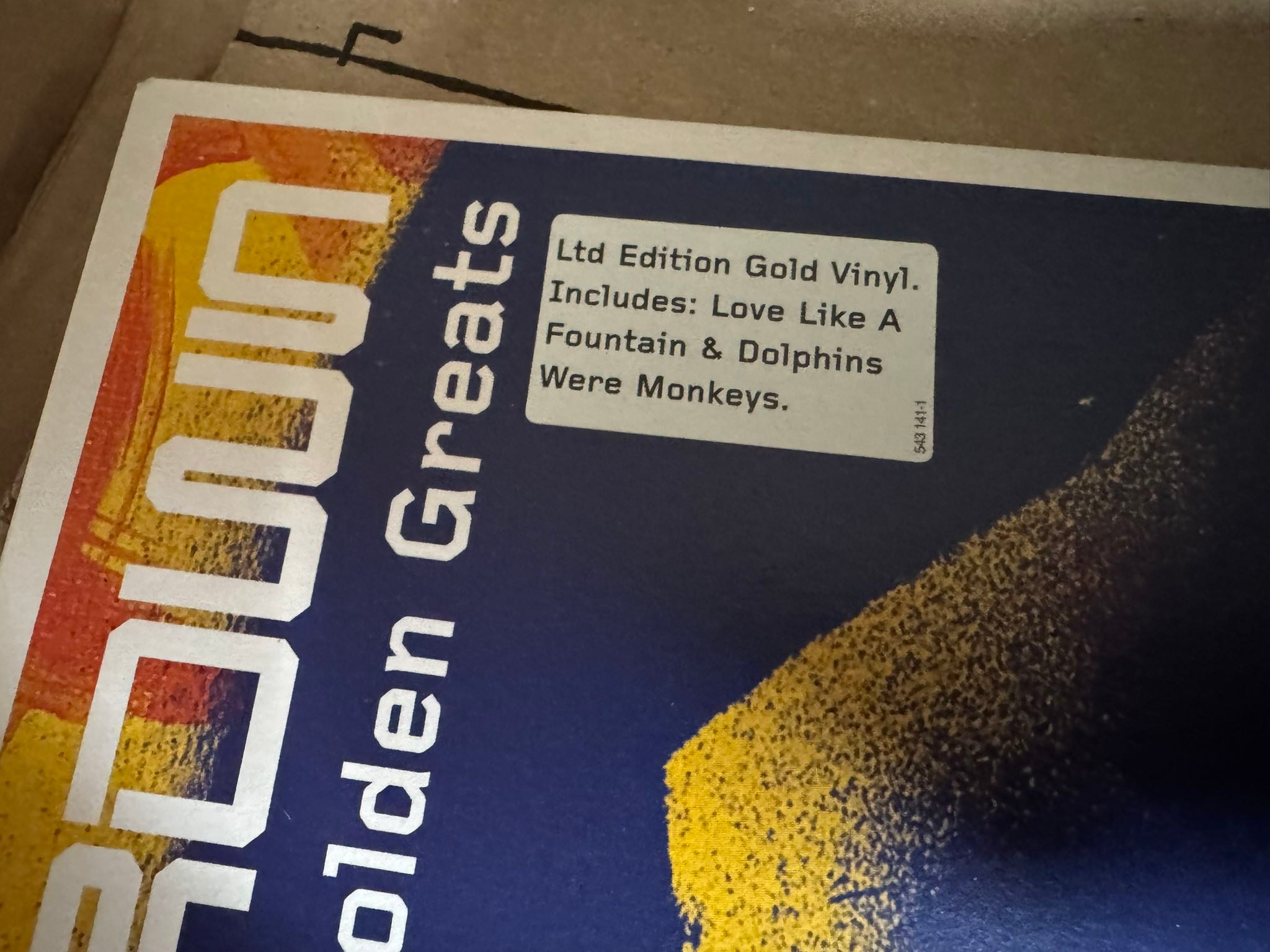 Ian Brown Golden Greats 限定ゴールド盤 LPレコード Ian Brown's Golden Greats 2016 reissue