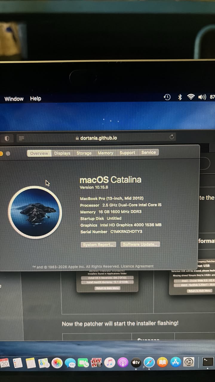 How to update macOS on 2012 MacBook Pro from Catalina?
