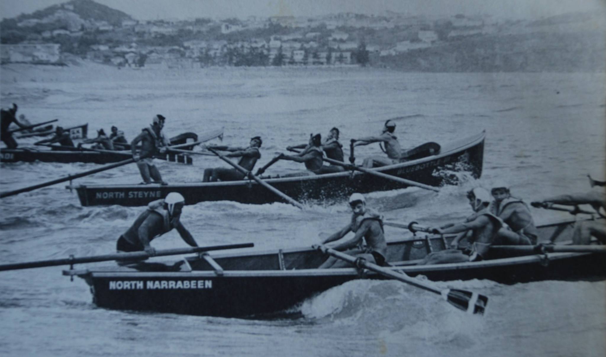Narrabeen - Vic Baker, Nth Narrabeen sweep. Ross Young, `second stroke ...