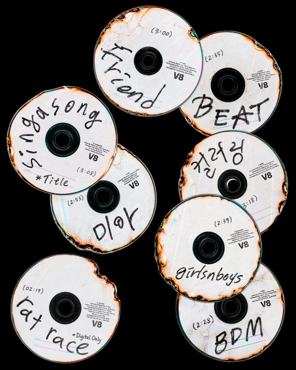 INFO] THE8 X VERNON finally revealed the tracklist for their 1st