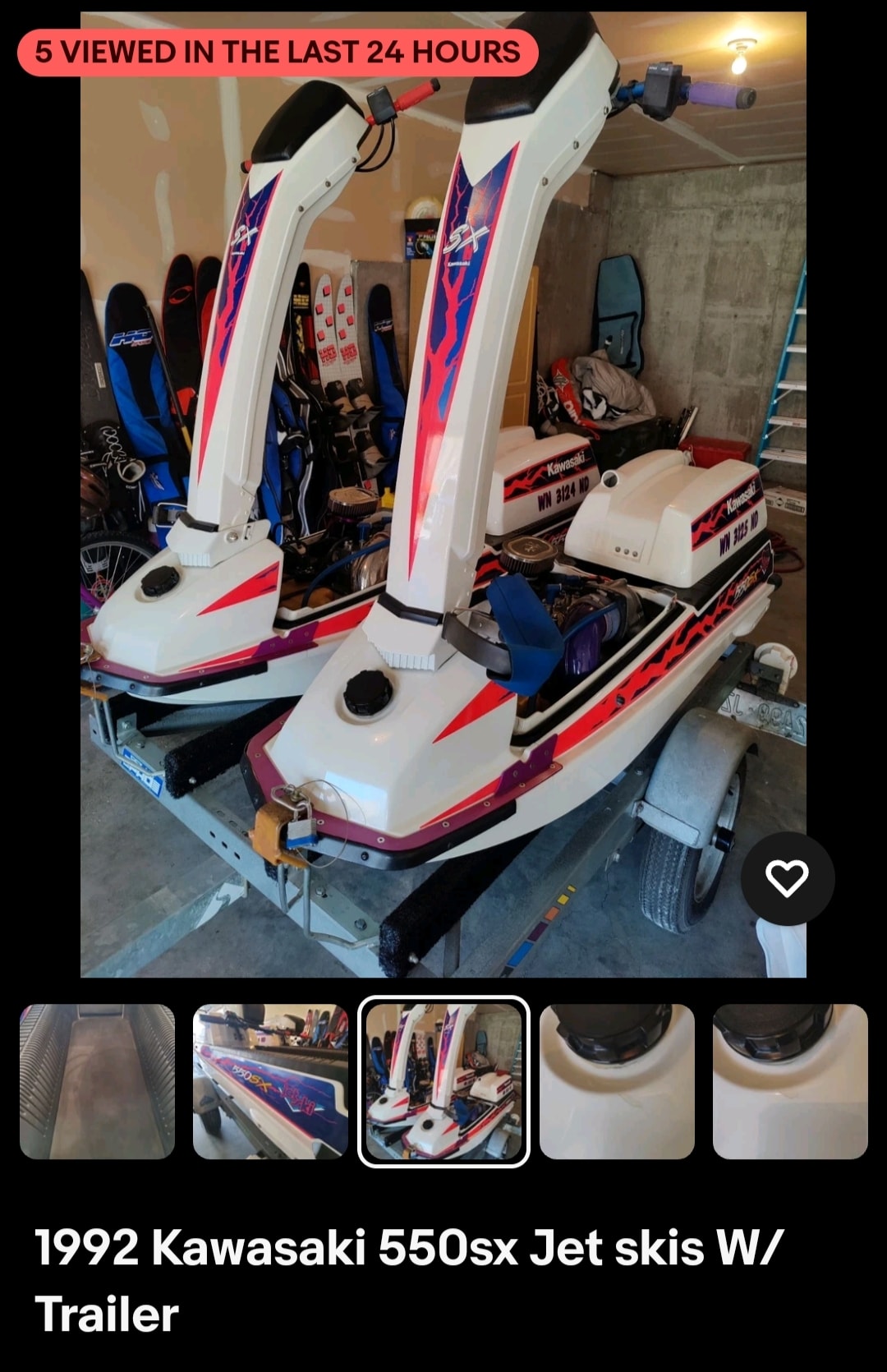 Selling 1992 Kawasaki 550 jet ski