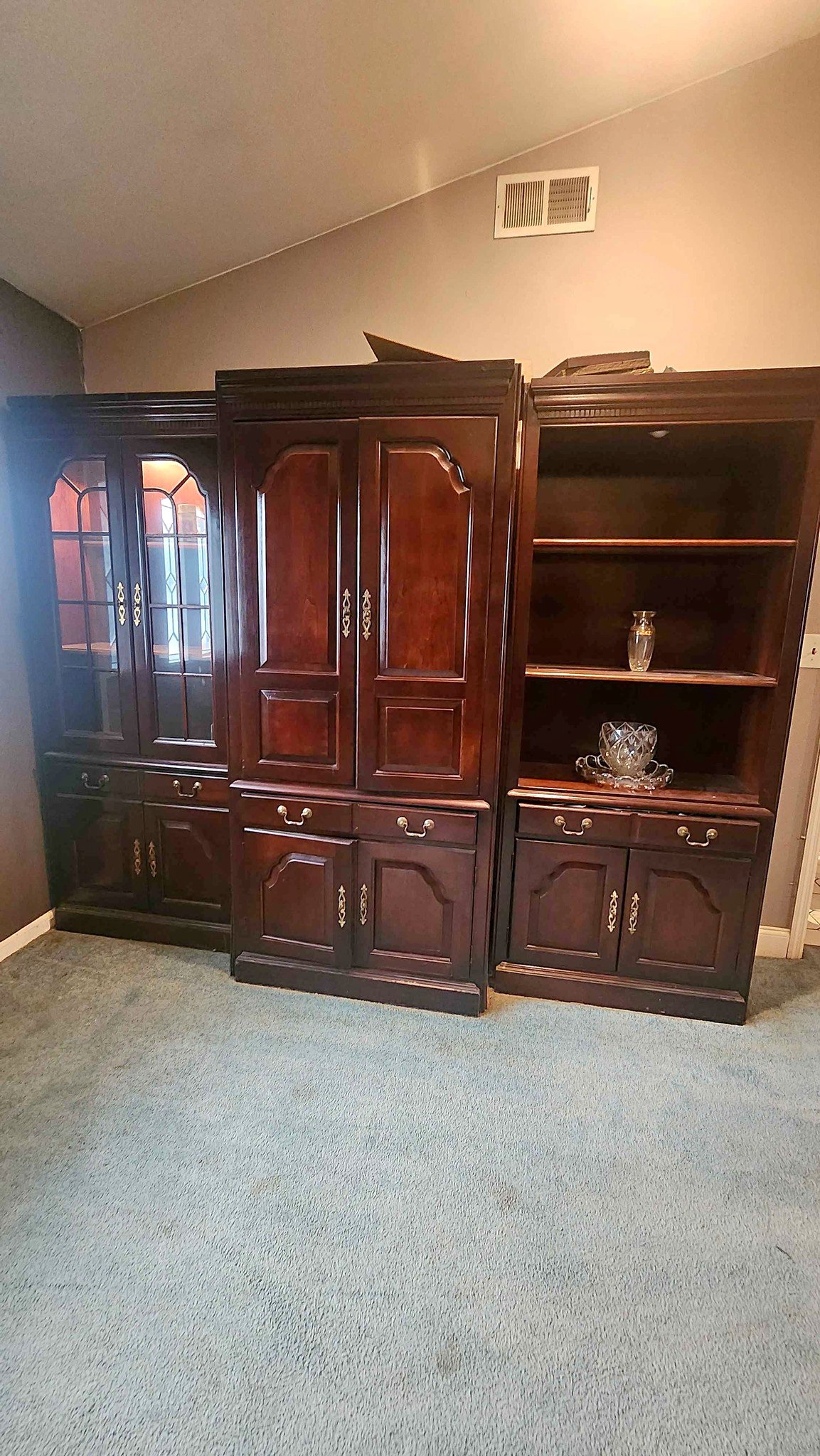 Ornate Distressed TV Armoire - Armoires & Wardrobes - West Windsor, New ...
