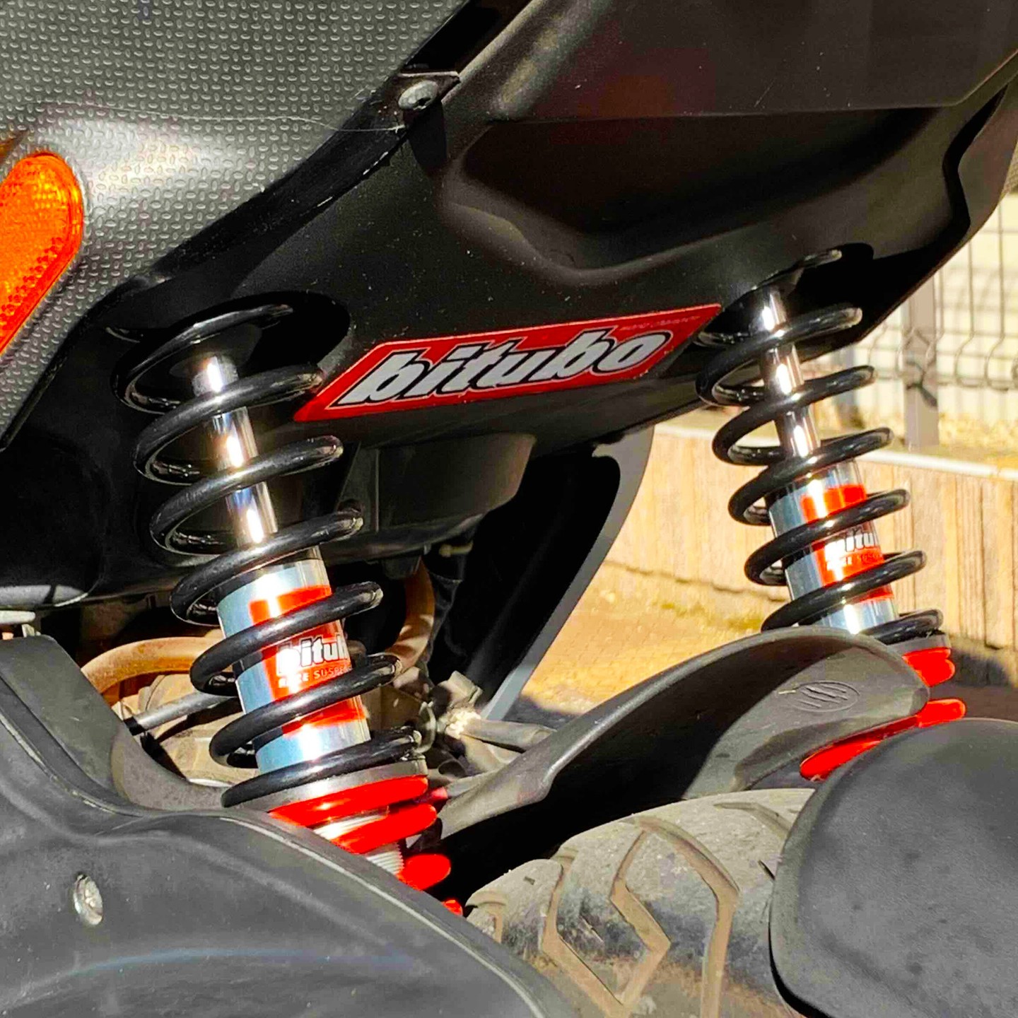 bitubo suspension [YGB twin-shocks] code: SC150YGB01[GILERA Runner 