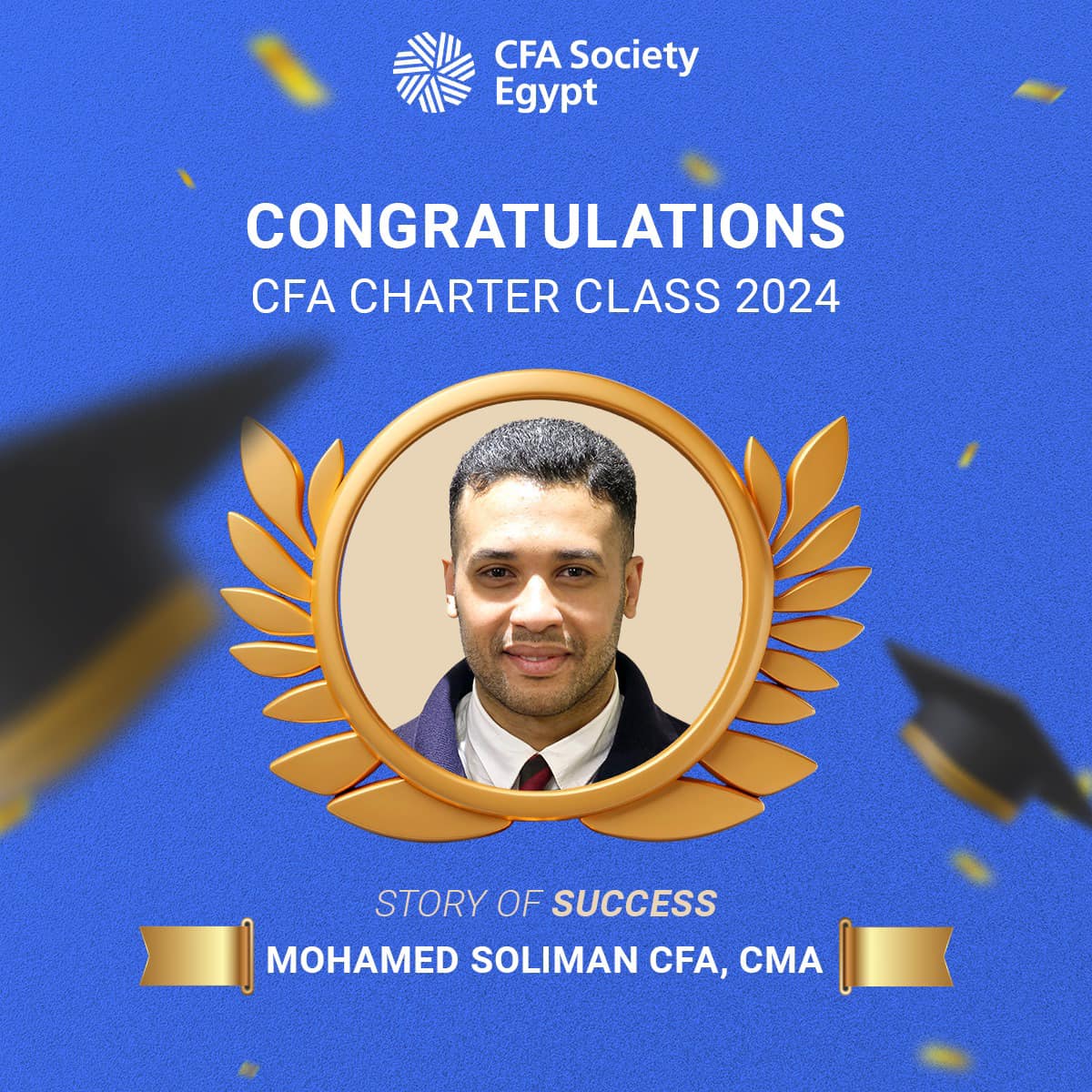 CFA Society Egypt - 🎉🎓 Huge congratulations to Mohamed Soliman on ...