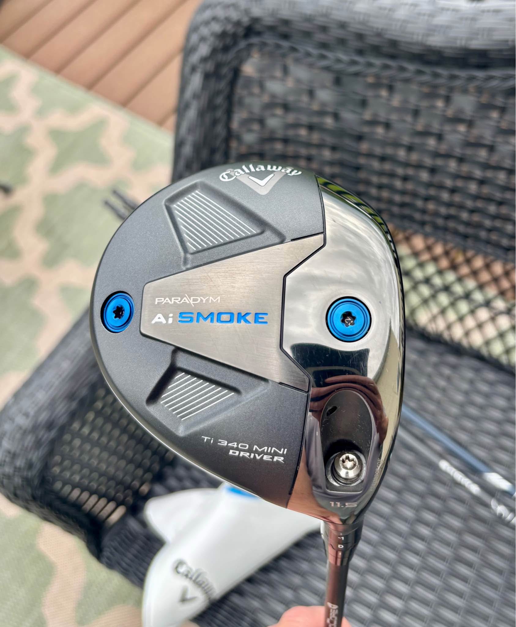Used Callaway Paradyme AI Smoke Ti 340 Mini Driver for Sale in 