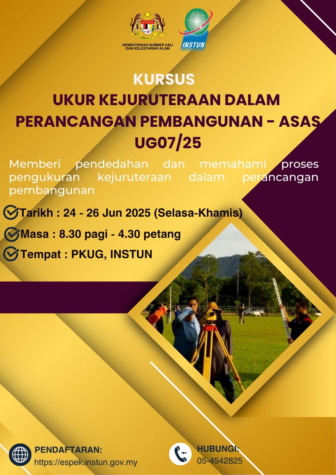 Bahagian Ukur & Pemetaan, INSTUN
