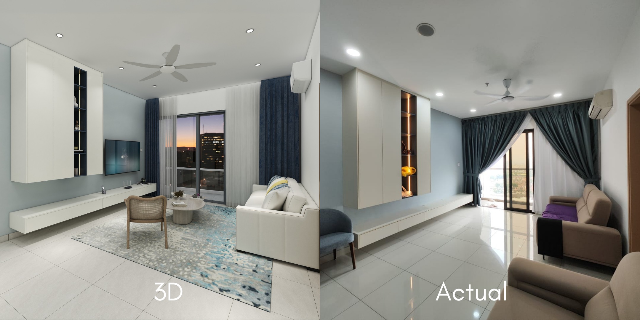 Spaciz Design - 🎨 From Plain to Stunning: Your Living Room...