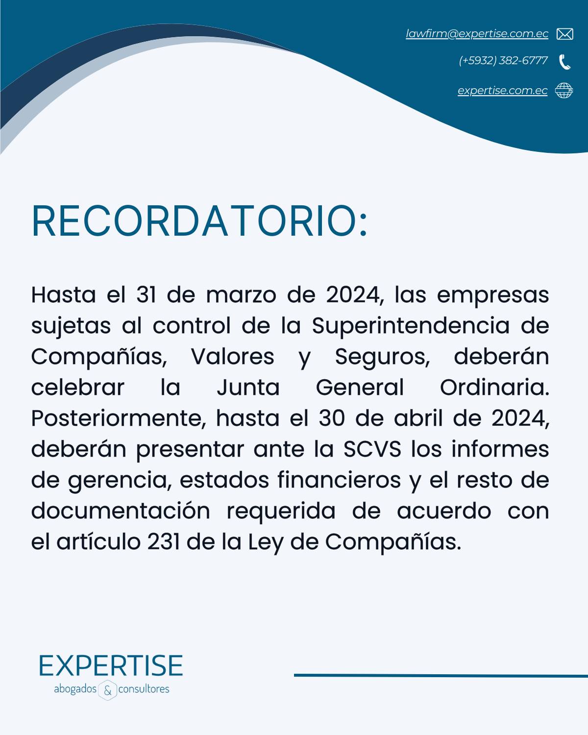 Expertise Advisor Abogados | Quito