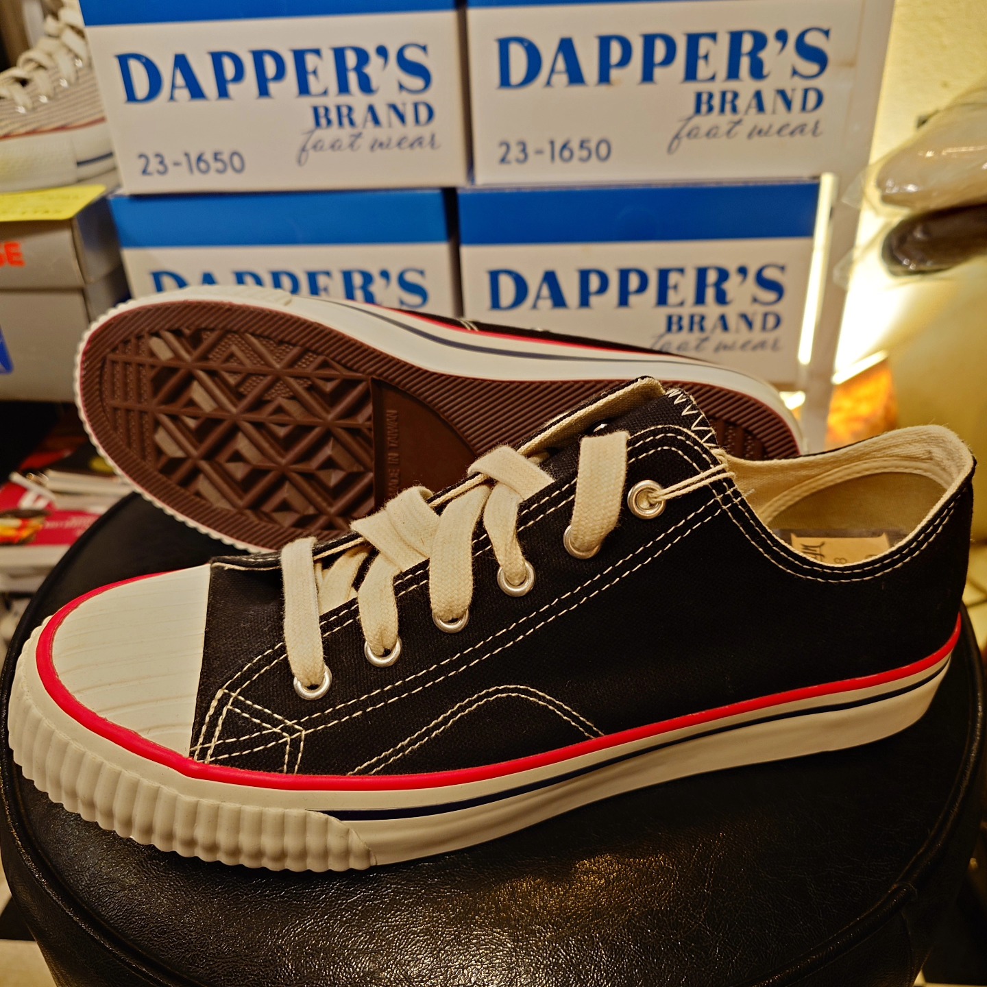 Dappers ビンテージスタイル キャンバススニーカー 50sスニーカーを 
