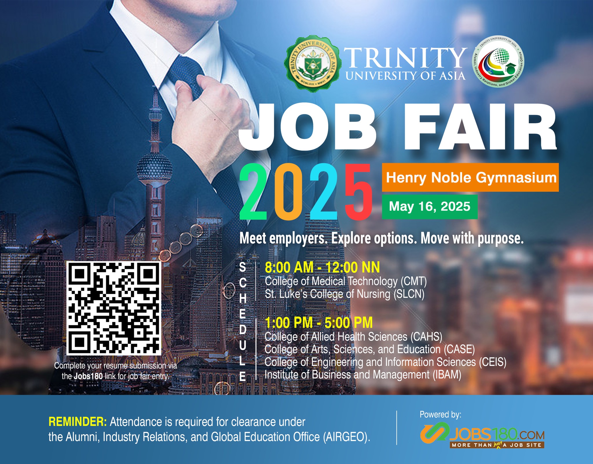 Trinity - Prepared to Serve. Ready to Step In. 💼 The TUA Job Fair 2025 ...
