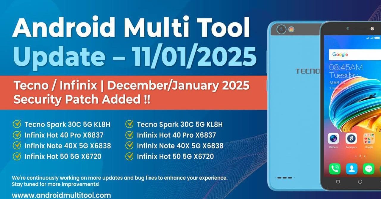hamza ali - Android Multi Tool Update – 11/01/2025 Tecno / Infinix ...