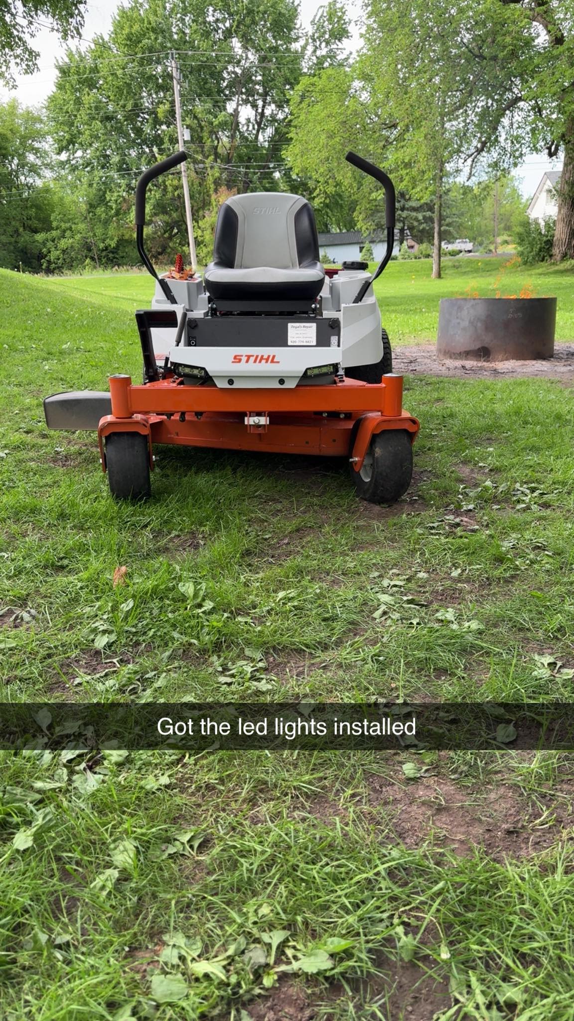 Can I buy a striping roller kit for my RZ-142 mower?