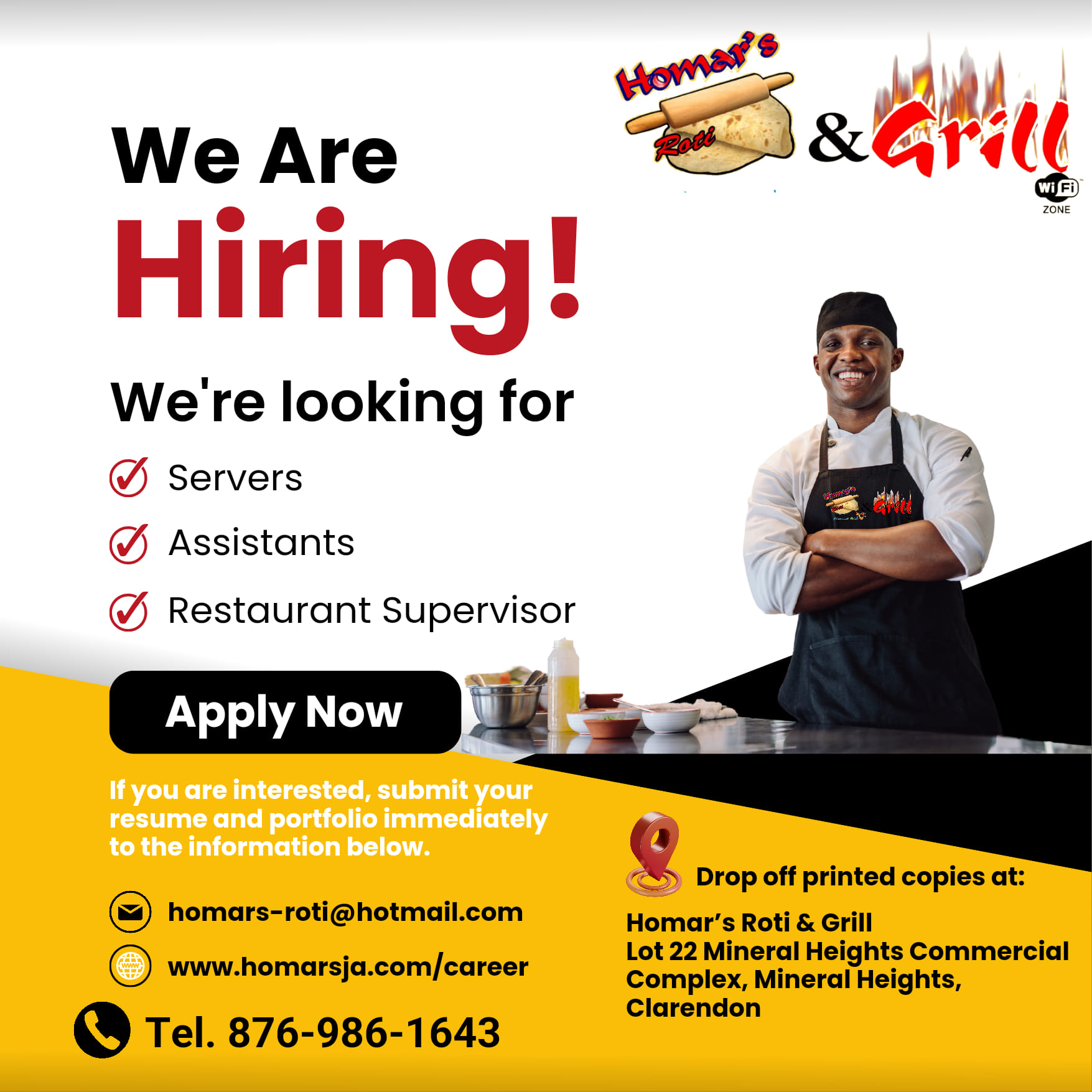 Homar`s Roti & Grill | May Pen