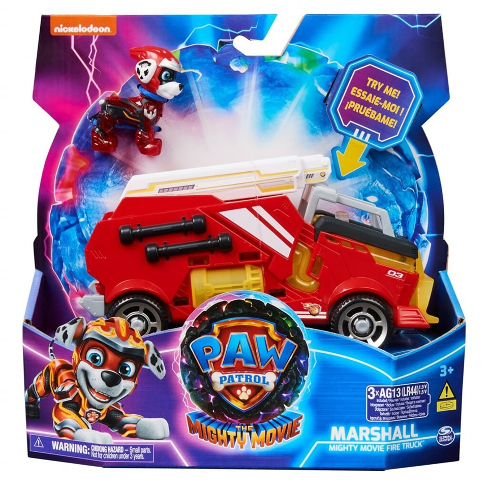 Véhicule Figurine Stella Air Rescue Pat'Patrouille - Voiture À Collectionner avec Projectiles - La Pat Patrouille