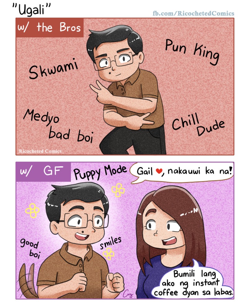 Ang iba ibang personalidad ni Wenz.... - Ricocheted Comics | Facebook