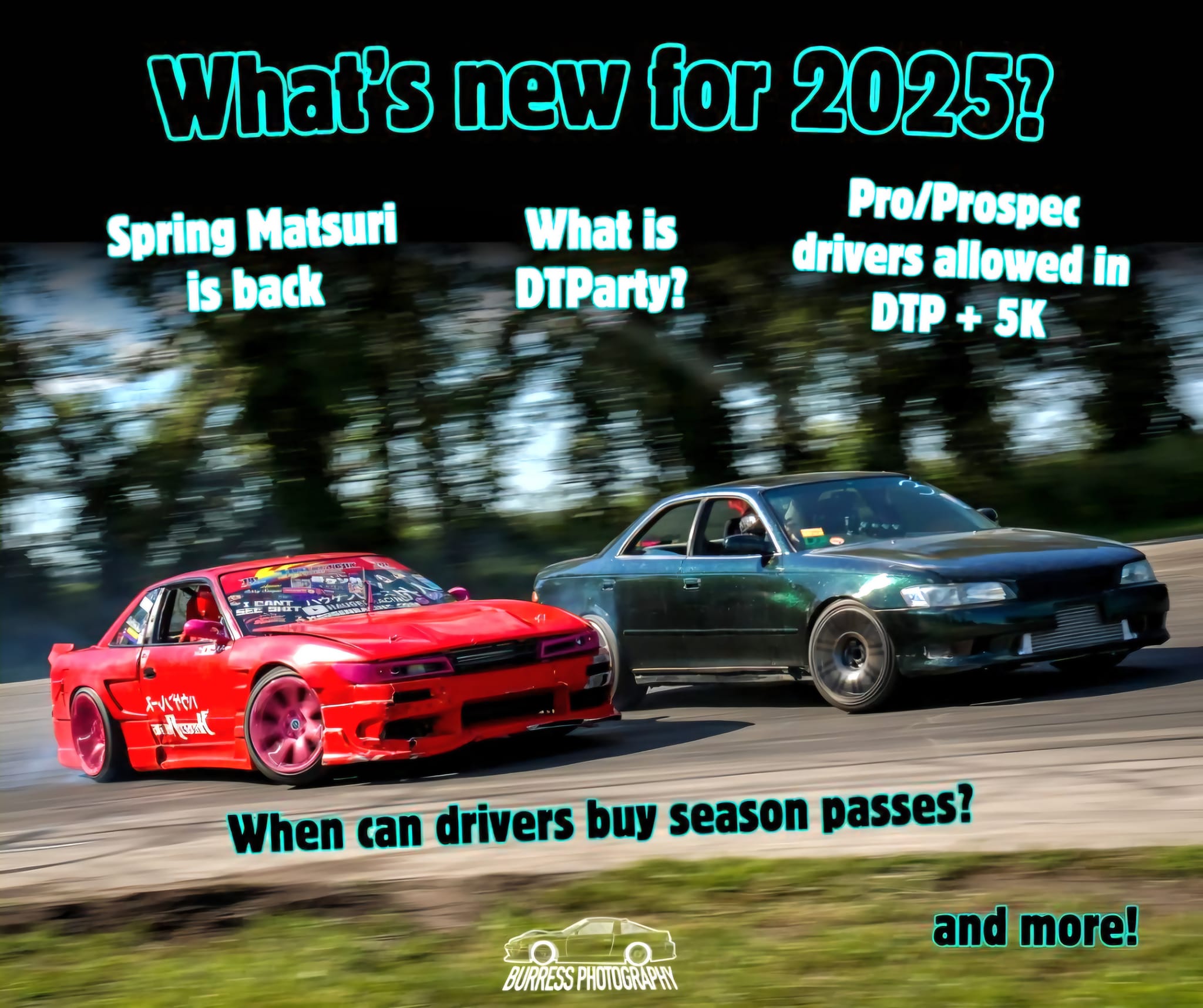 ND - What’s new at ND Drift for 2025? 1. Driver Season passes are back ...