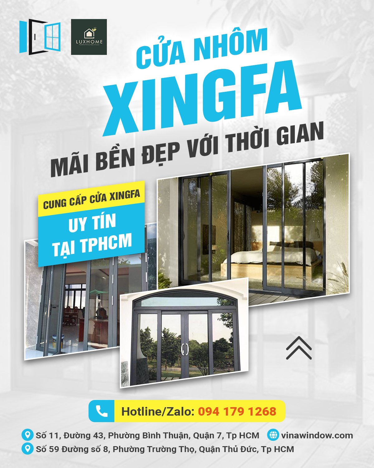 CỬA NHÔM XINGFA - MÃI BỀN ĐẸP... - Công Nghệ Cửa Vina Window | Facebook
