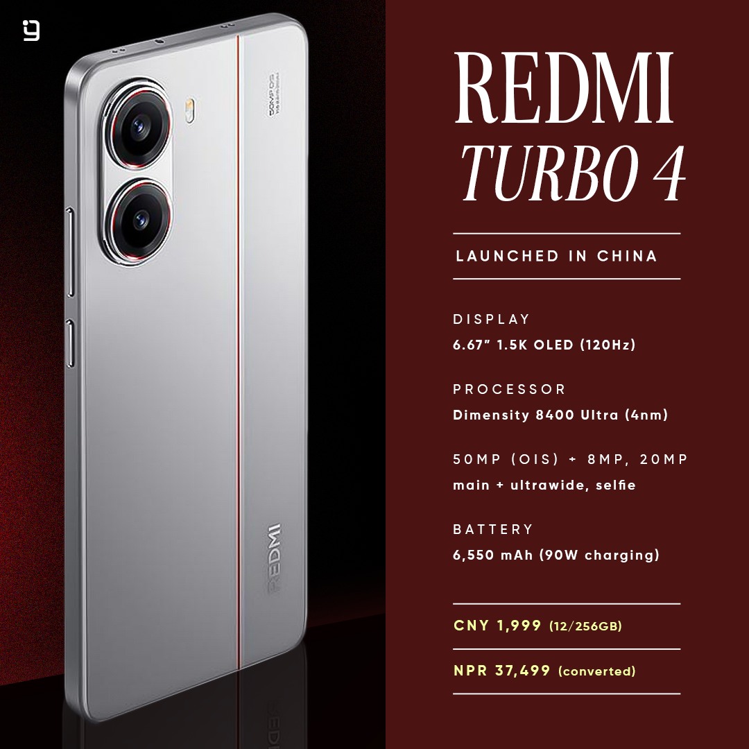 Xiaomi se burla oficialmente de Redmi Turbo 4 con MediaTek Dimensity