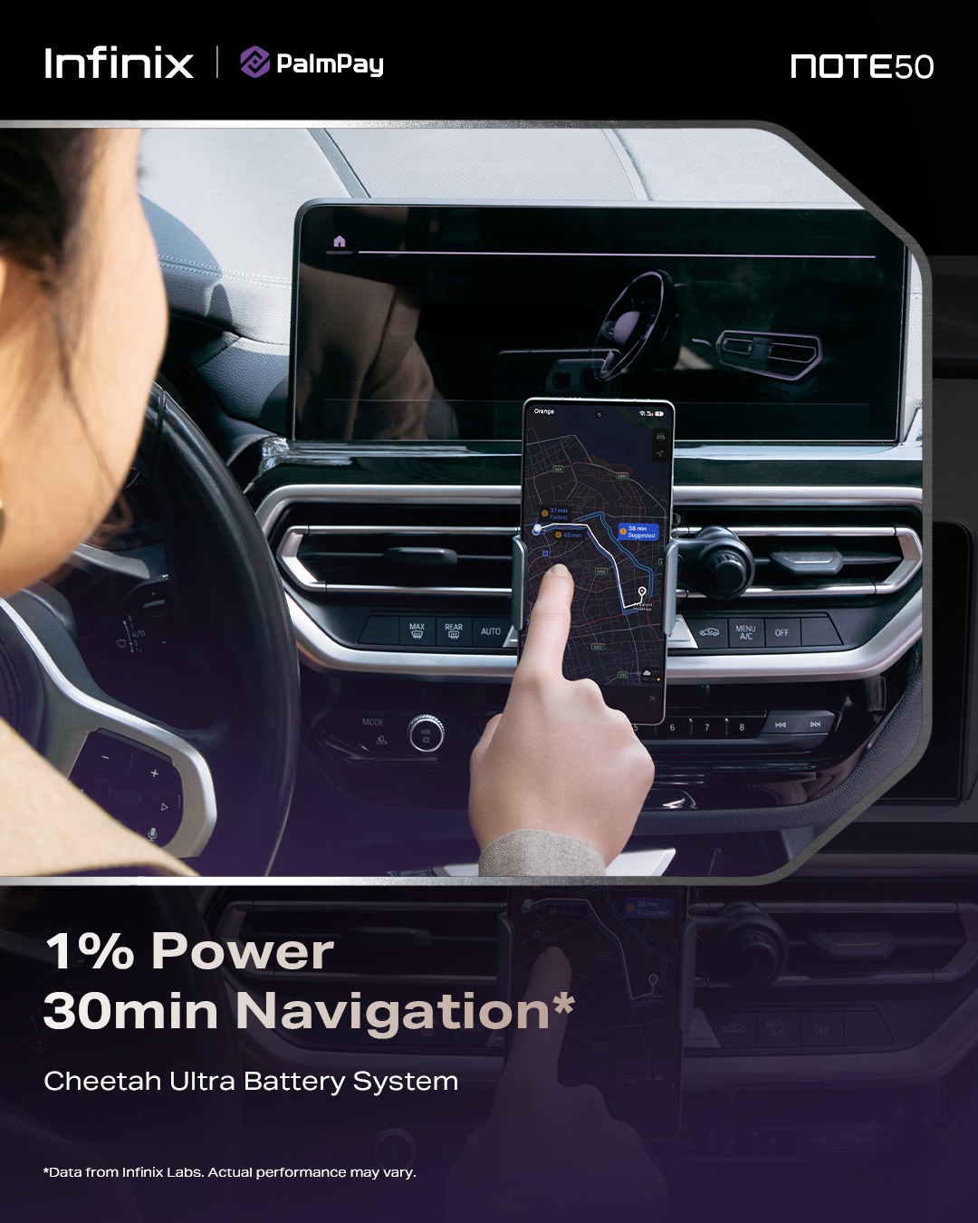 Infinix - 30 Minutes of Navigation on Just 1% Power!🔋 Cheetah Ultra ...