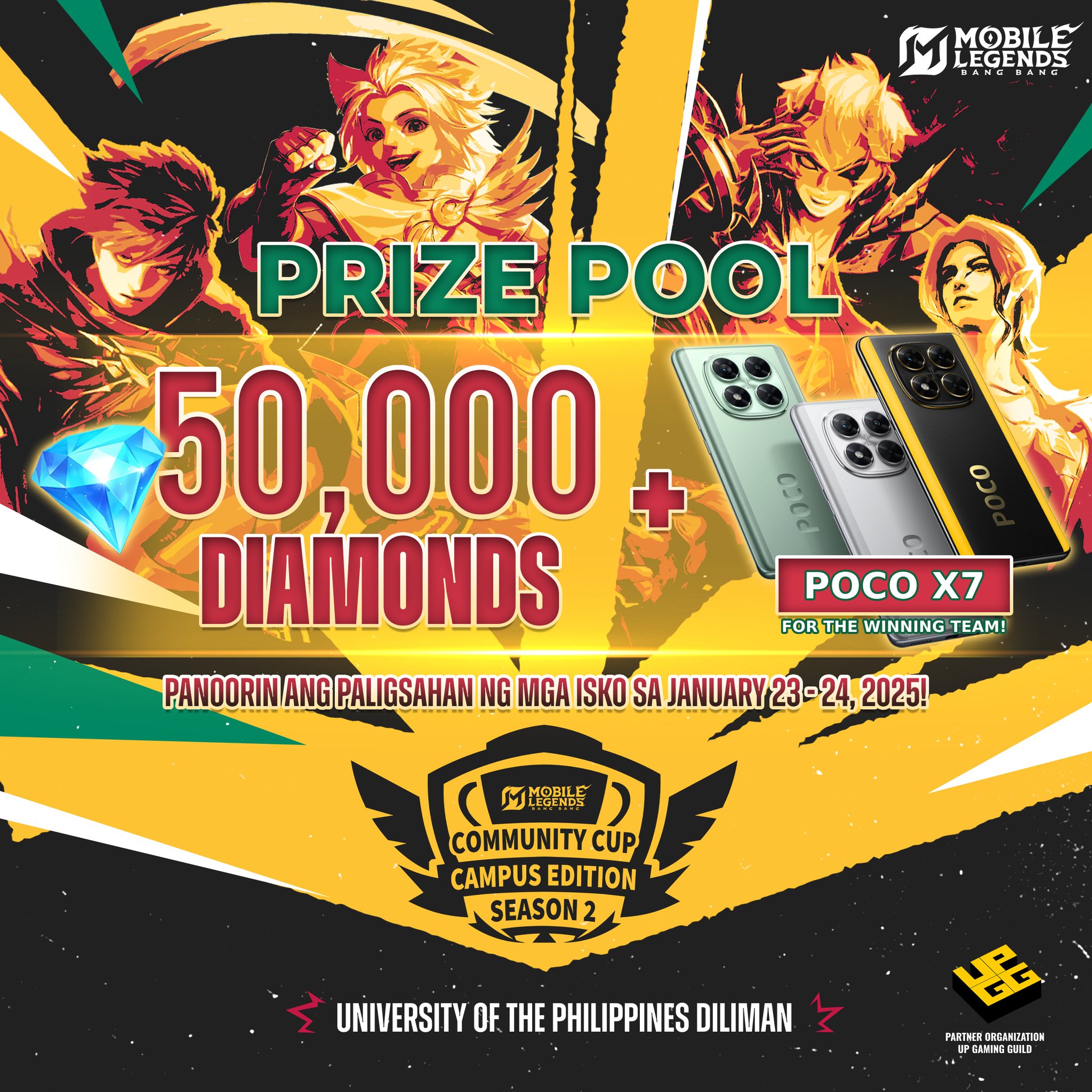 Mobile - Nakapagregister na ba ang mga Isko? 👀 Here's the prize pool ...