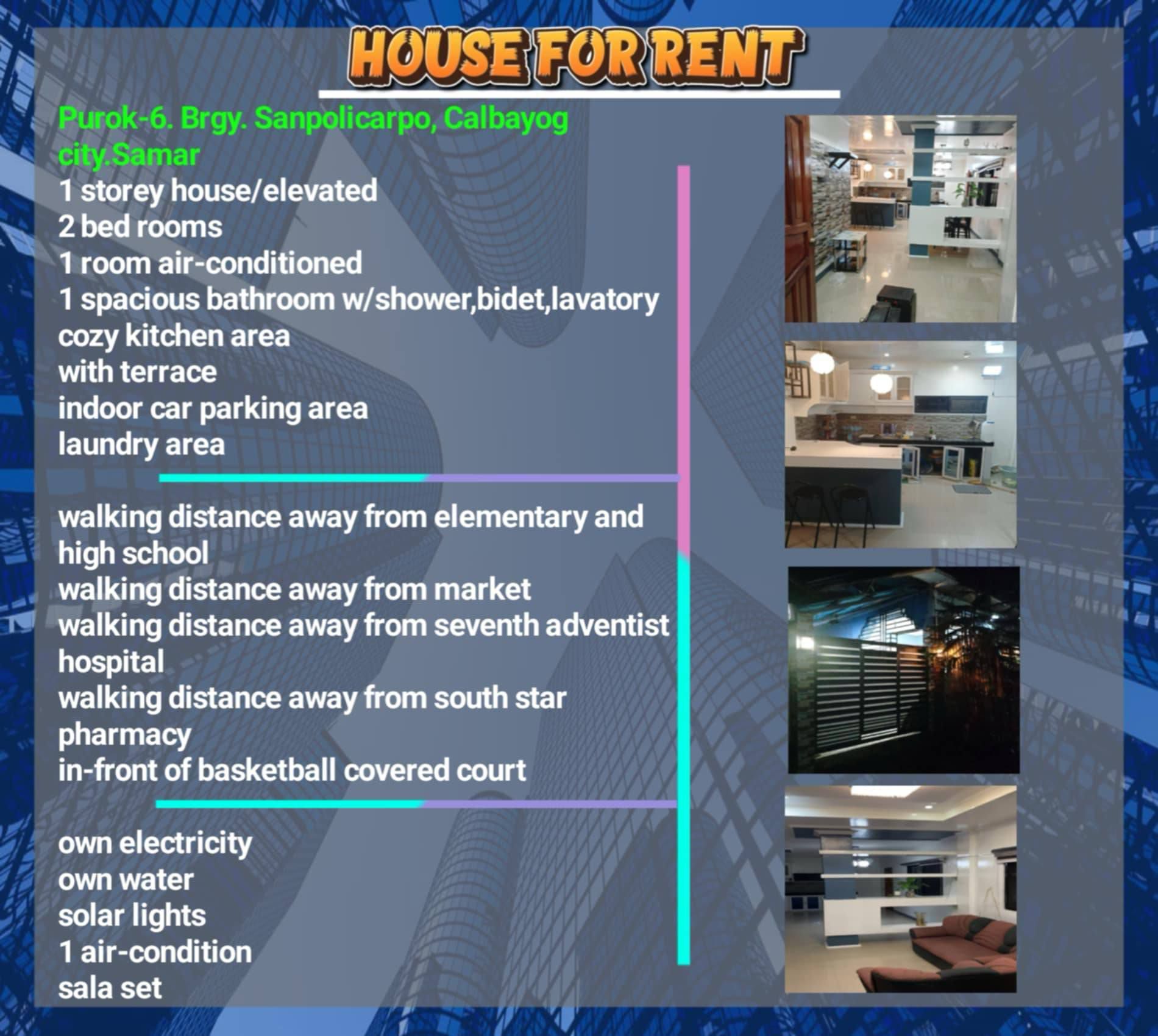 CALBAYOG HOUSE, APARTMENT, ROOM AND BEDSPACE FOR RENT | Facebook