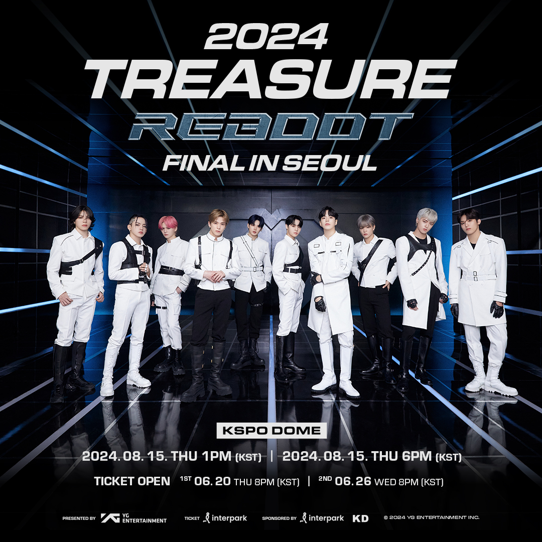 新品未開封 TREASURE TOUR UNIFORM REBOOT ソウルコン 2024 Treasure 트레저 RELAY TOUR [REBOOT] ANNOUNCEMENT