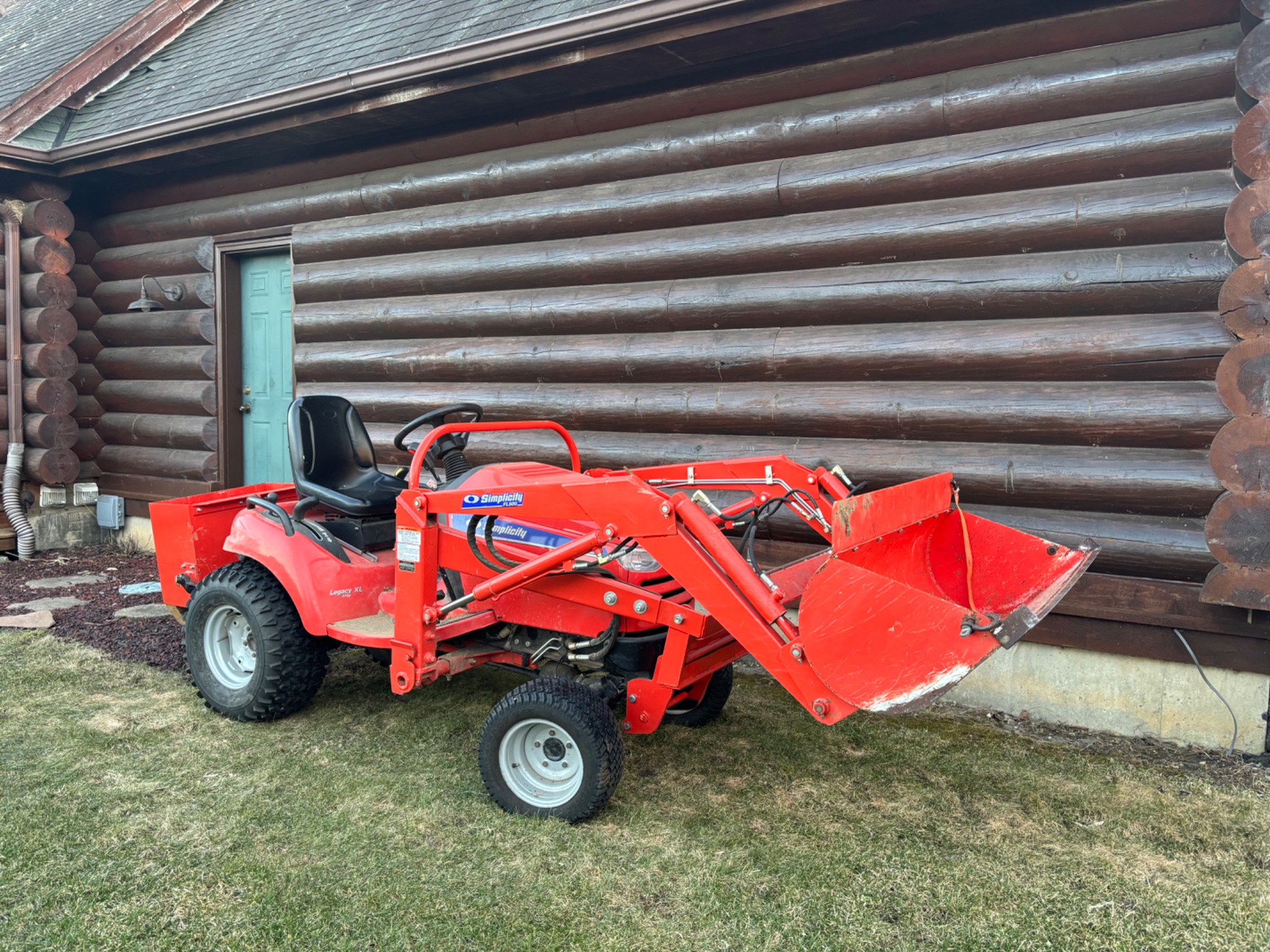 Simplicity Legacy XL with front end loader - Lawn Mowers - Hartford ...