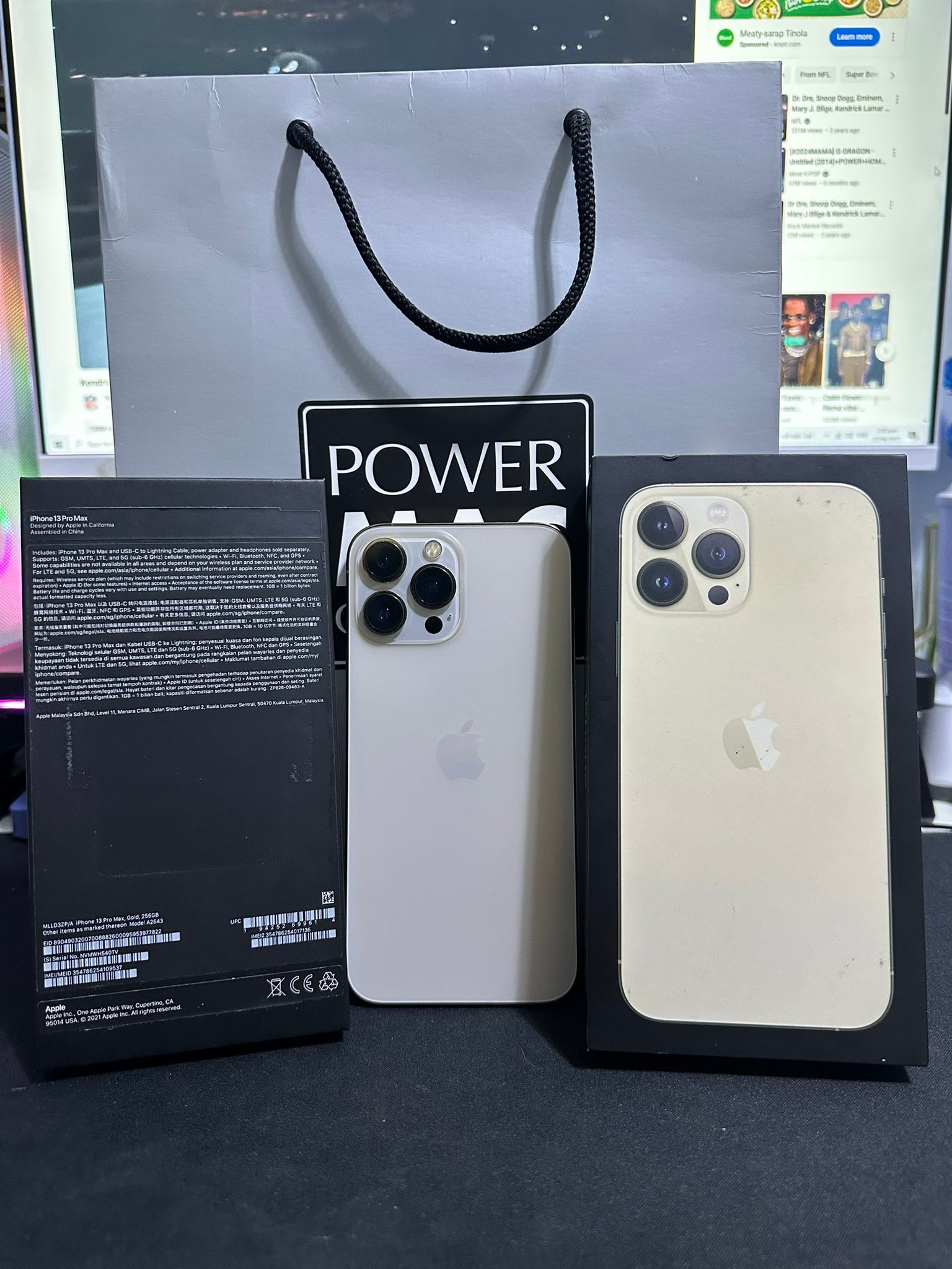 iphone 13 pro max 256gb factory unlocked gold