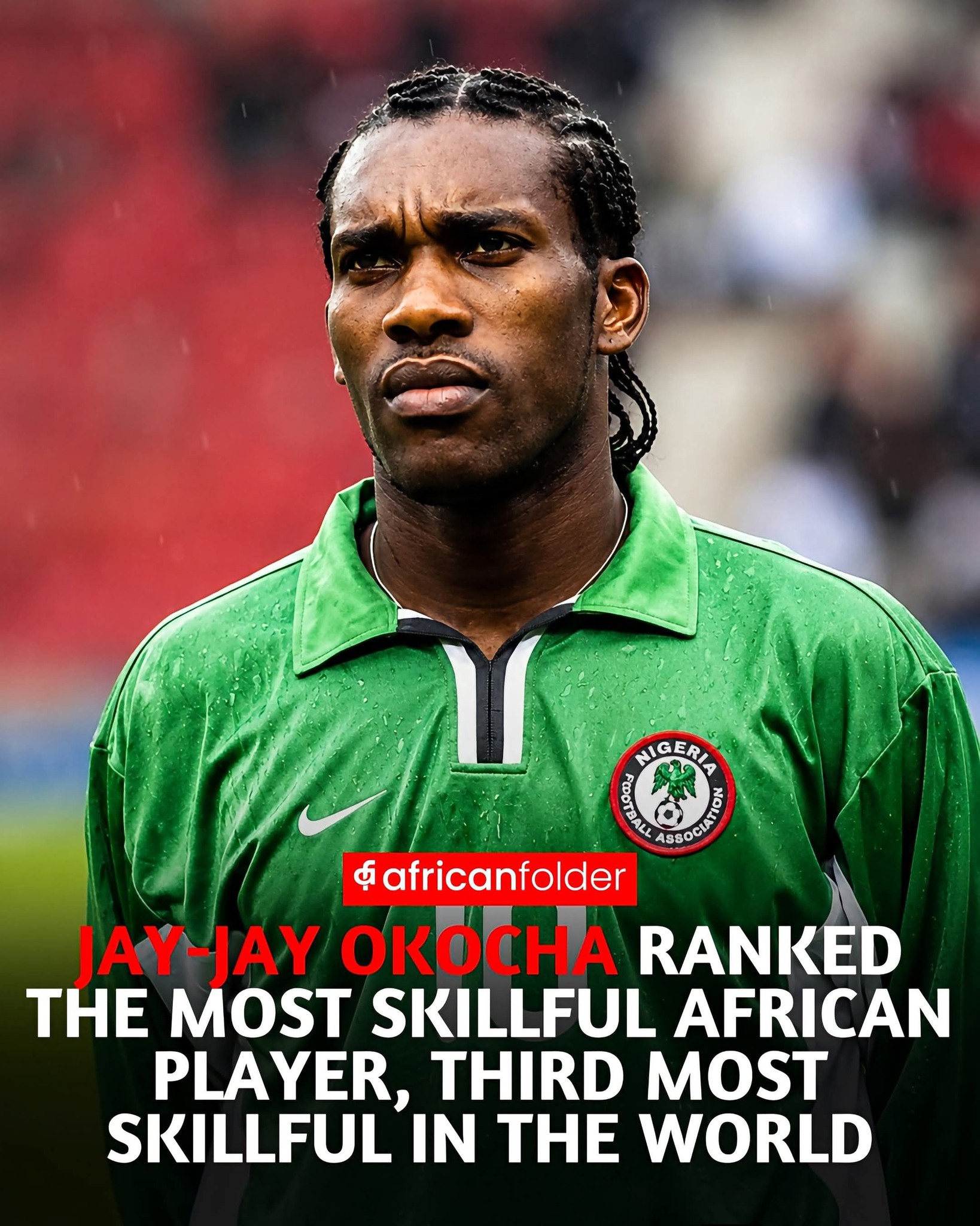 Jay Jay Okocha, the Nigerian football legend ⚽️✨ A true joy to