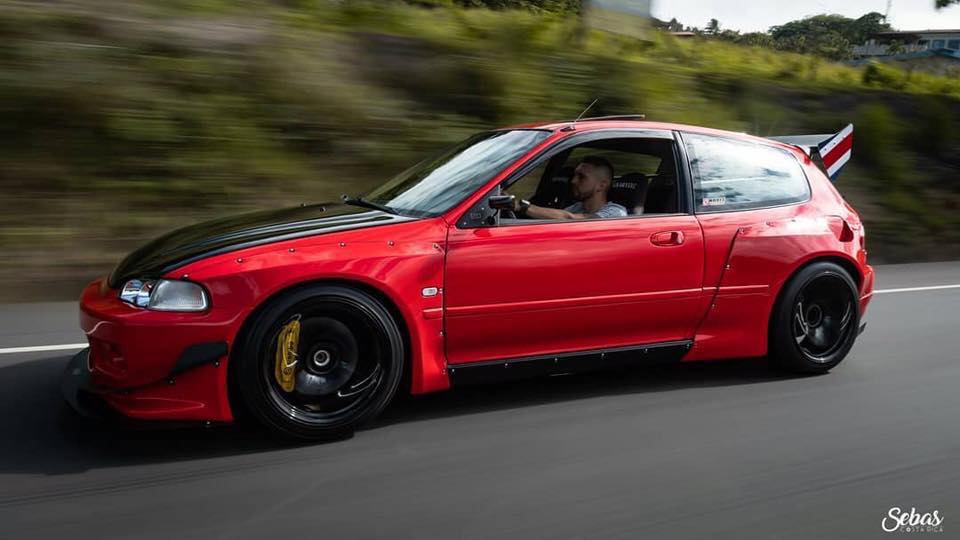 Civic EG Rocket Bunny 🐰 Owner @larare_rocketbunny 🚀-K series sc