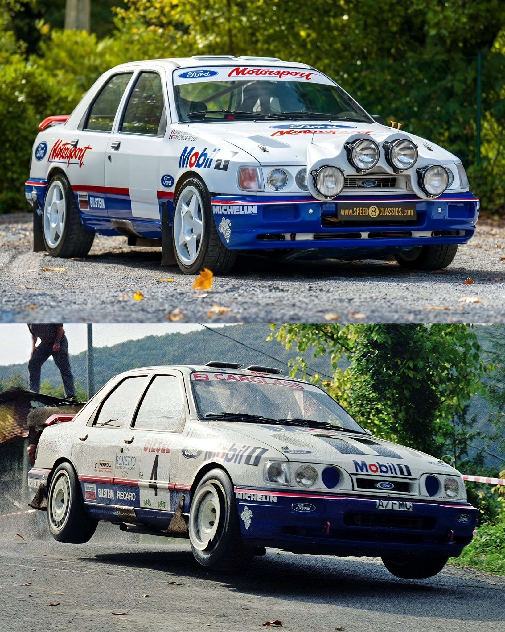 Sports - Throwback to a Rally Legend! 🏁🤩💖🩵🩵 Ford Sierra RS Cosworth ...