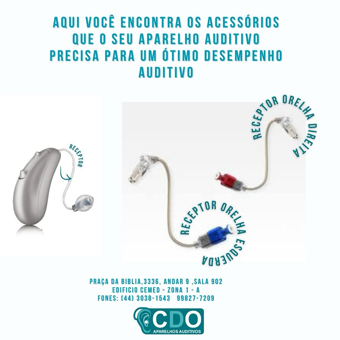 Cdo Aparelhos Auditivos - O aparelho auditivo com receptor no canal é ...