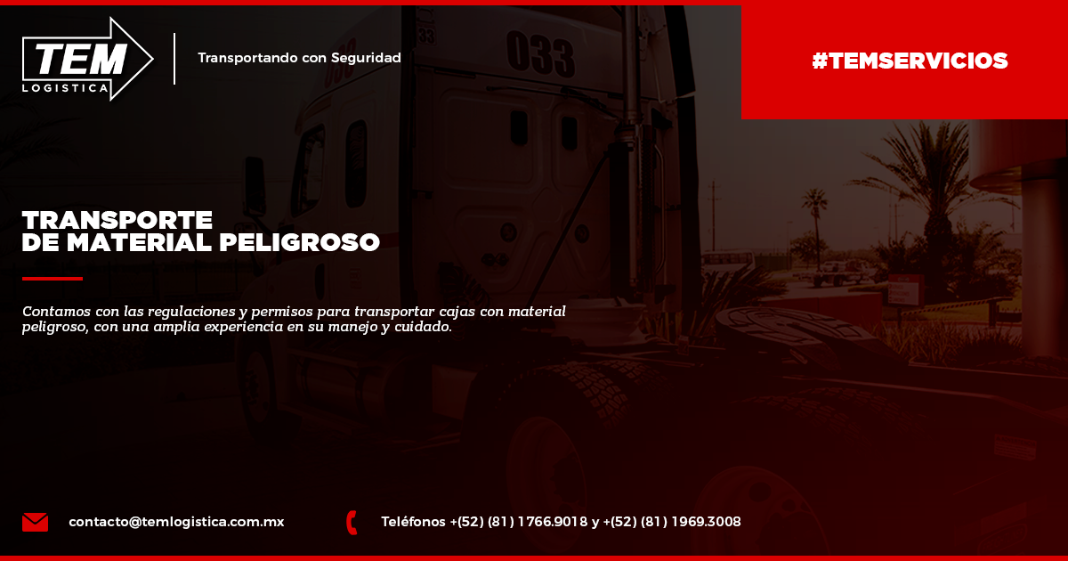 TEM Logística - Contamos con las regulaciones y permisos... | Facebook