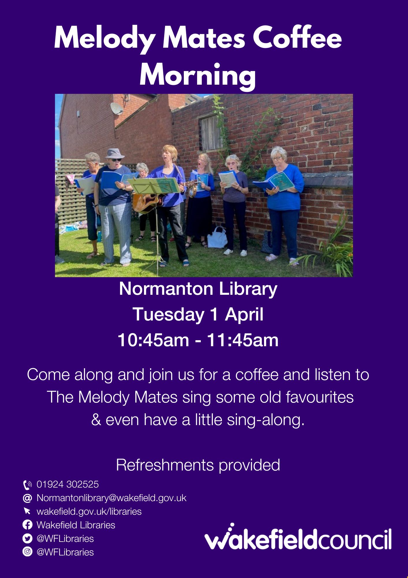 Come along and join us for a coffee... - Wakefield Libraries | Facebook