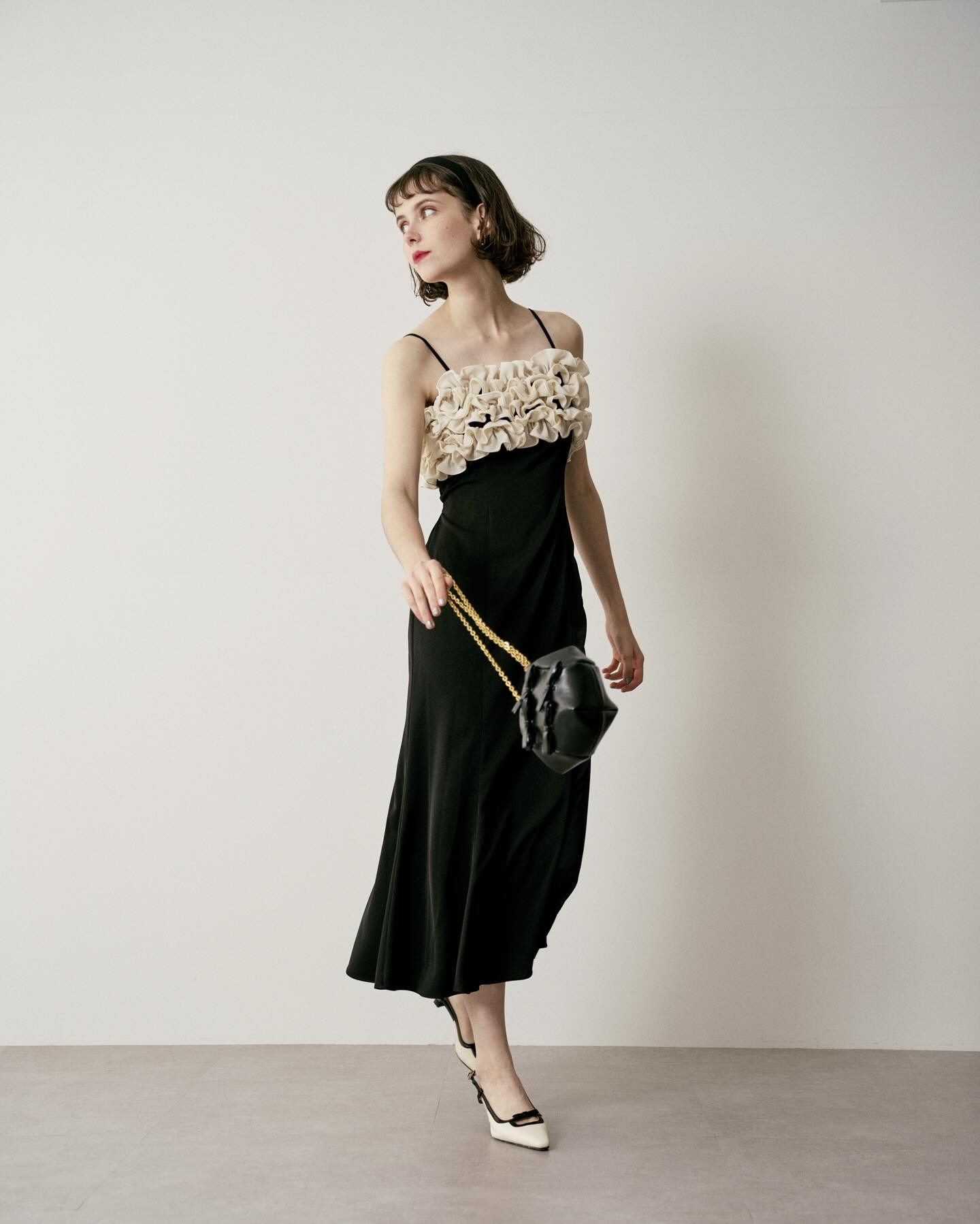 DEICYレースシフォンヴィクトリアンドレス 濃く