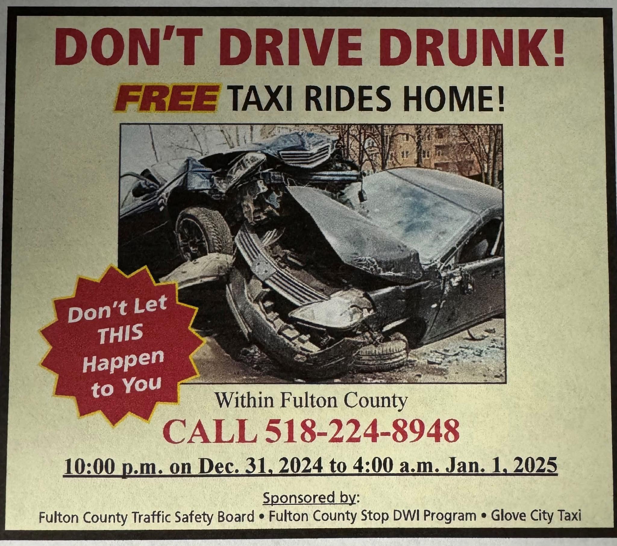 Front - FREE TAXI RIDE HOME ON NEW YEAR’S EVE The Fulton County ...