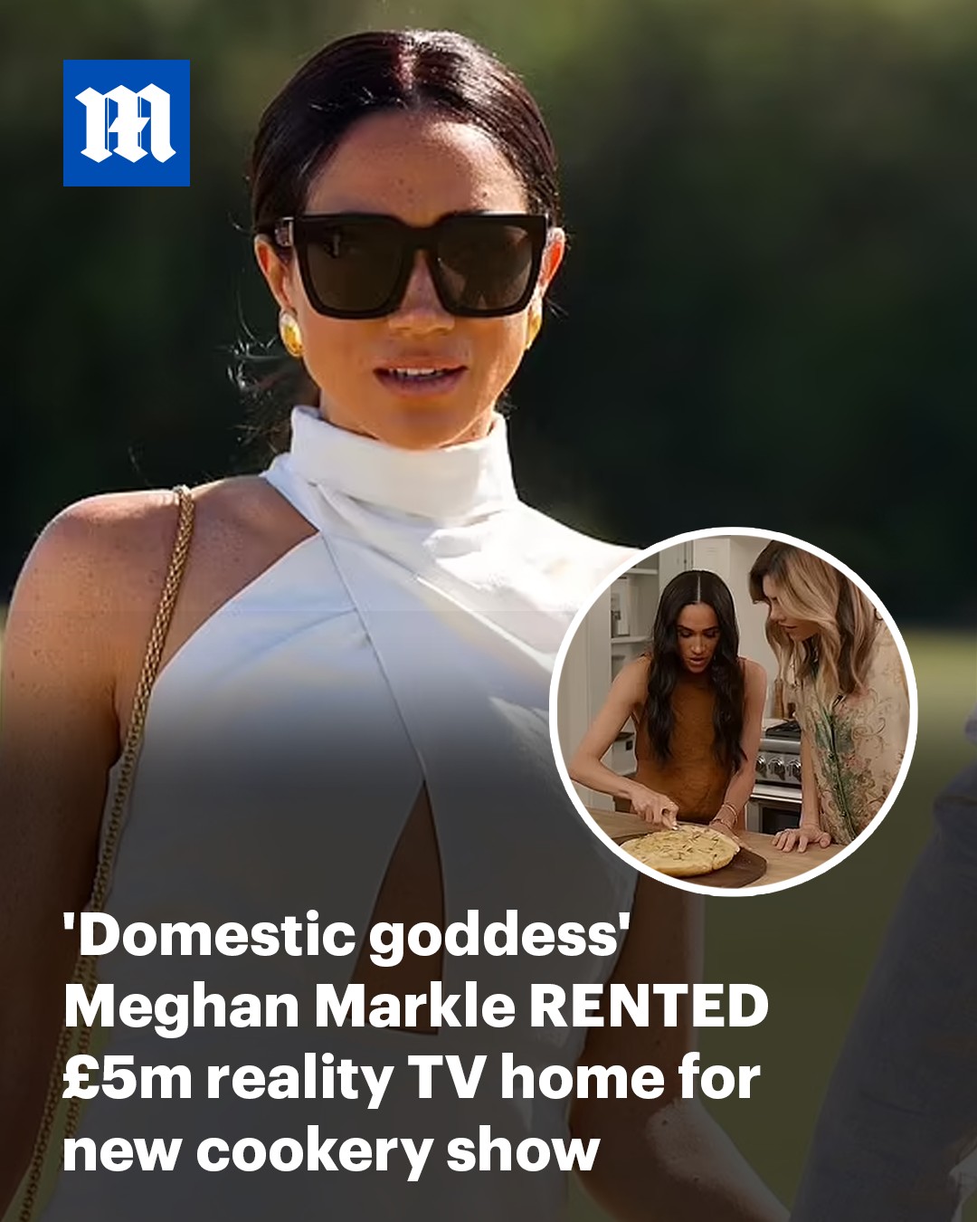 At home with Meghan... just not HER... - Daily Mail Video