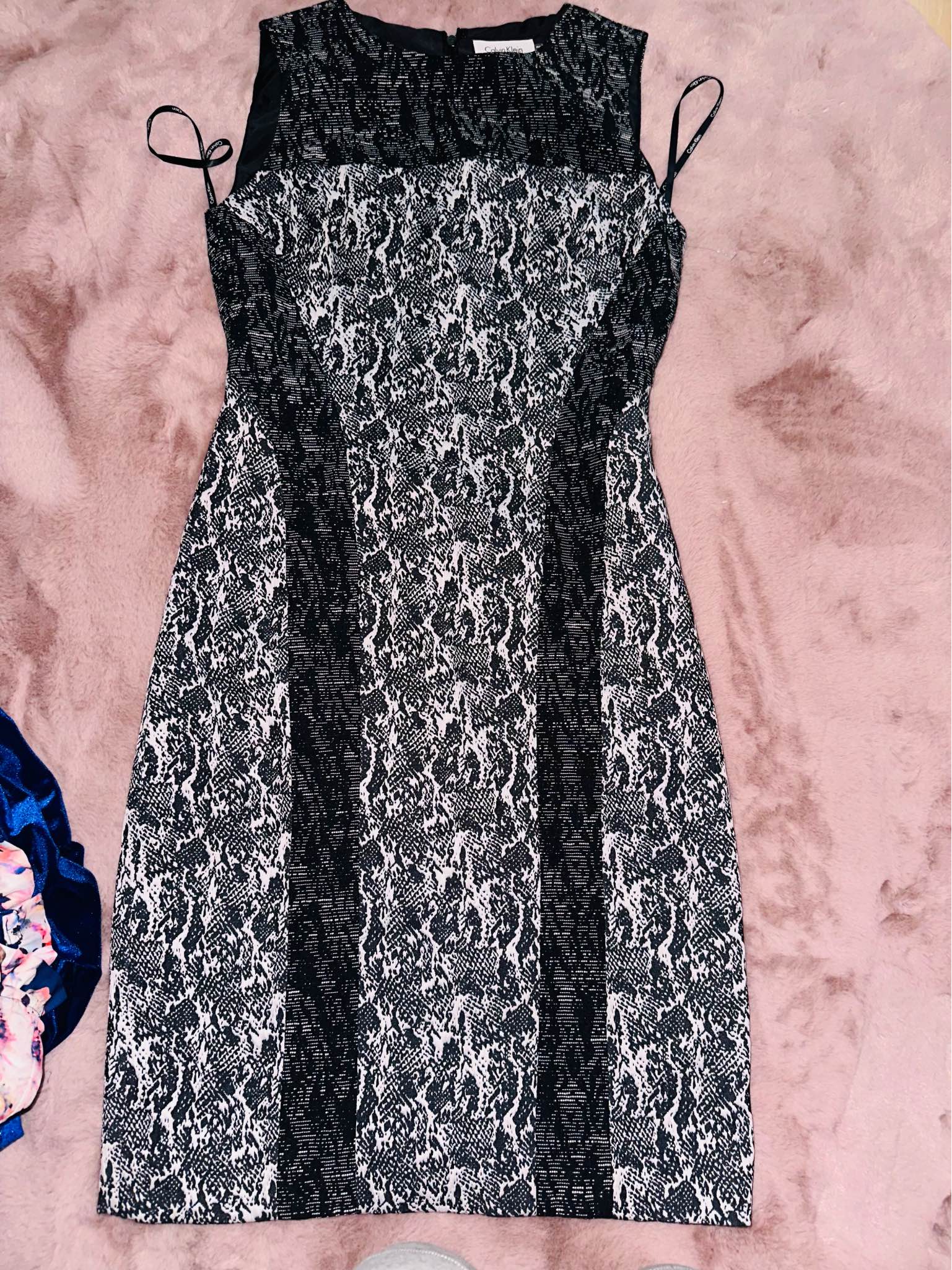 chinese dress ladies Vintage Calvin Klein Black Cocktail Dress  Very Breezy