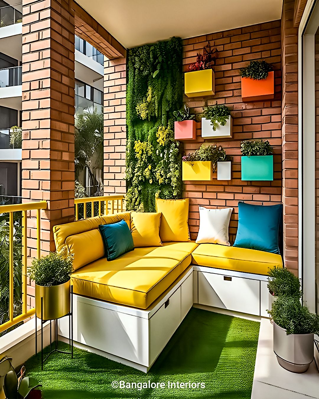 Home Designs - Balcony decor 💛🤎 Interior design Interior design ideas ...